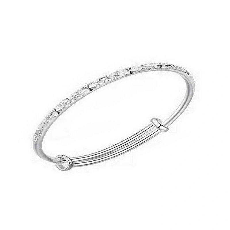 Women's Adjustable Bangle Thicken Luxury Sparkle Bracelet Jewelry
