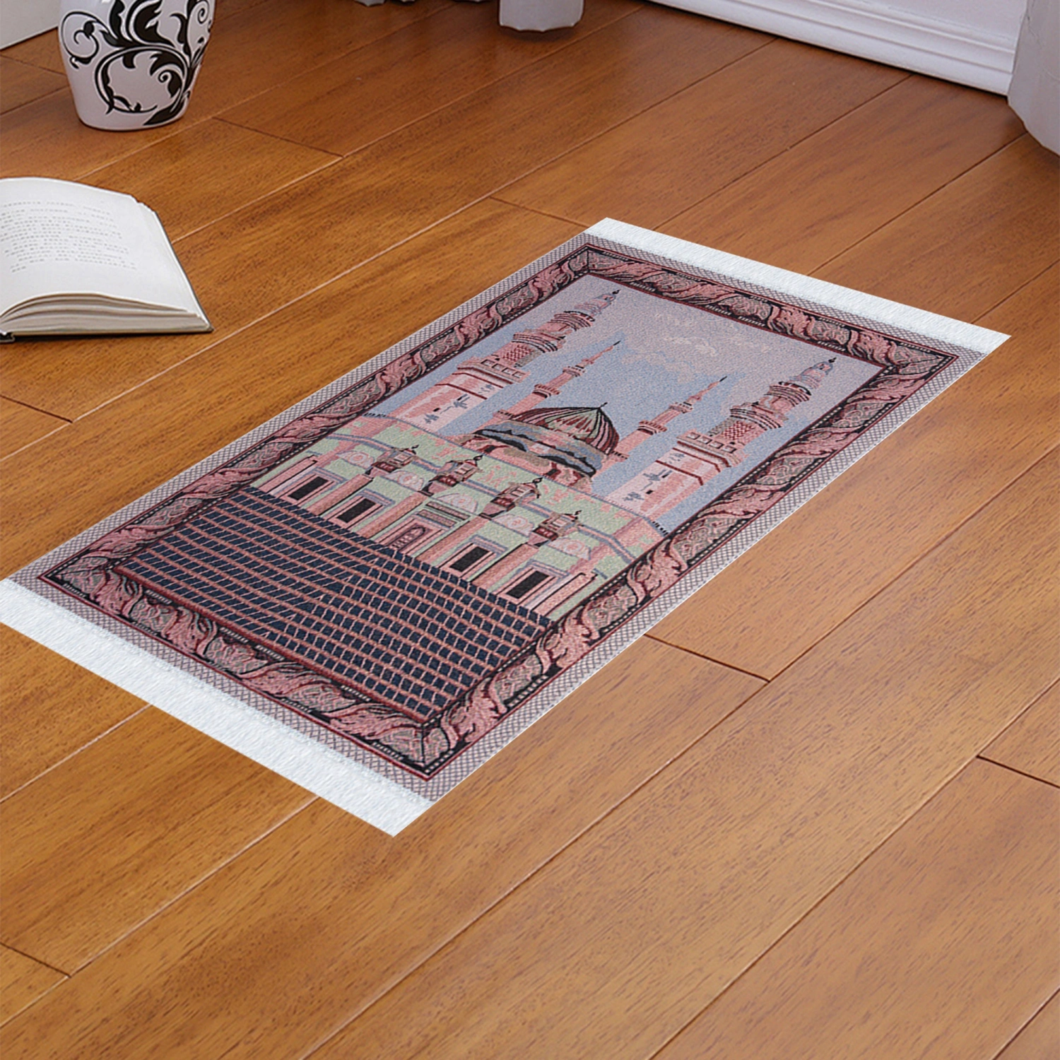 Islamic Prayer Rugs Portable Soft Prayer Mat Carpet with Tassels