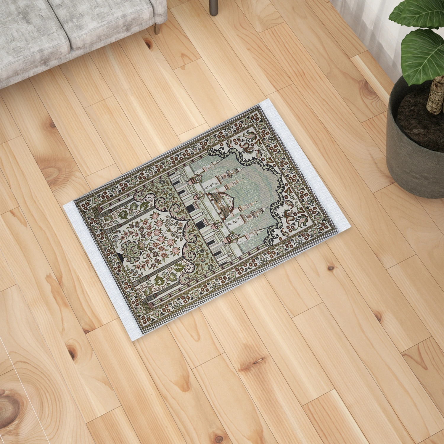 Islamic Prayer Rugs Portable Soft Prayer Mat Carpet with Tassels