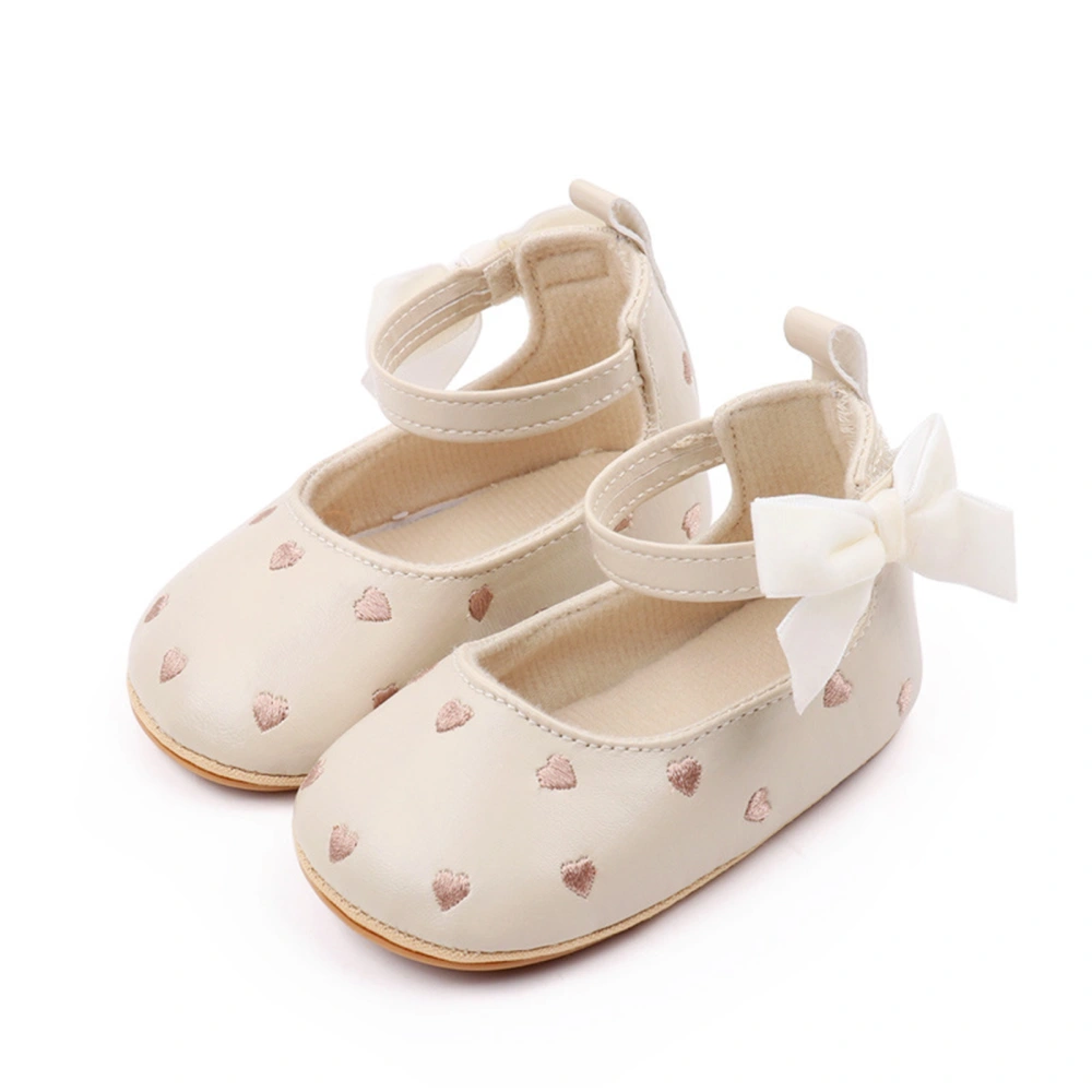 Baby Girls Mary Jane Flats Soft Velvet Bowknot Princess Dress Shoes