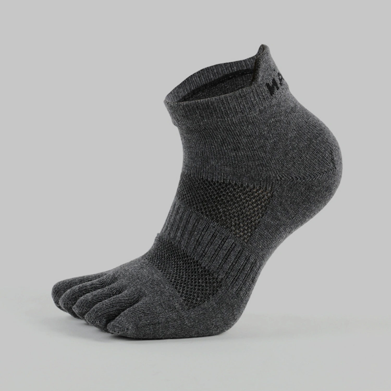 Breathable Moisture-Wicking Crew Ankle Five Fingers Athletic Socks 