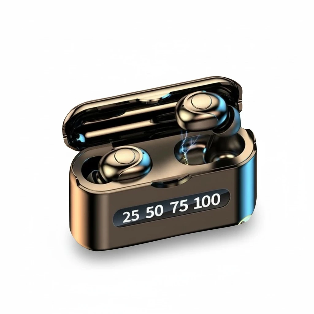 Wireless Earbuds Bluetooth 5.2 in-Ear Earphones for iPhone and Android