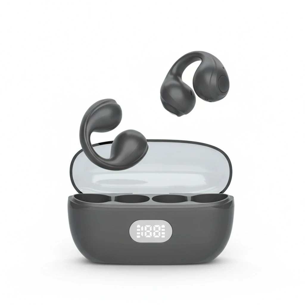 Wireless Ear-Clip Headphones for Android iPhone, Bluetooth 5.3
