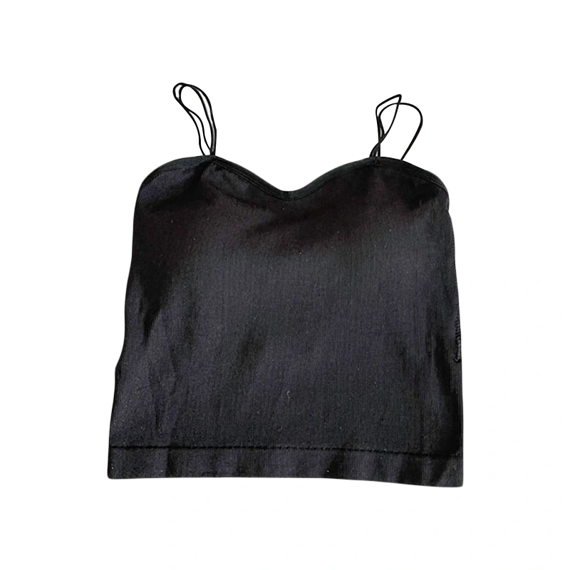 Women's Cami Tops Solid Color Spaghetti Strap Vest V-Neck Camisole 
