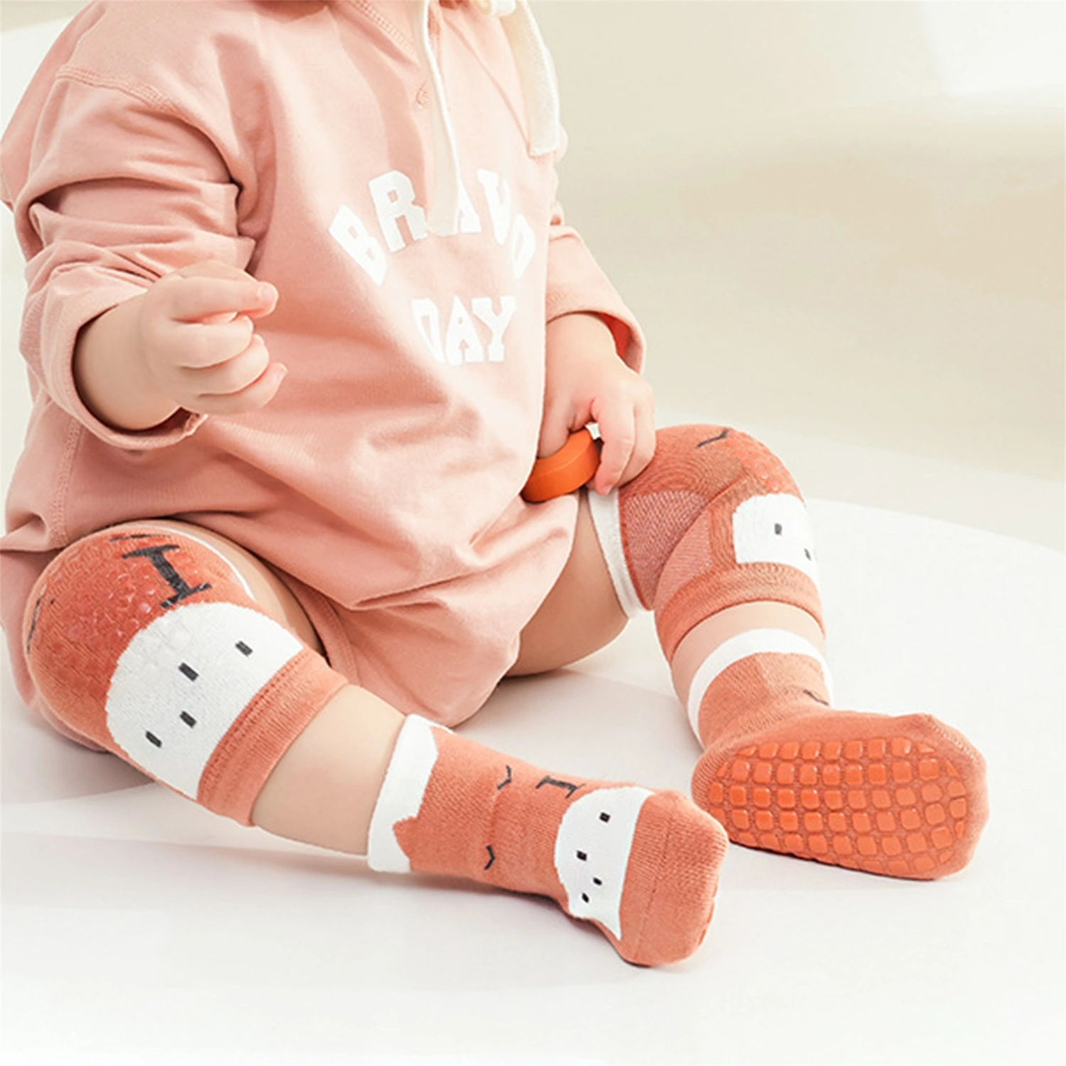 Toddler Socks Cute Cartoon Animal Non-slip Soft Lightweight Grip Socks