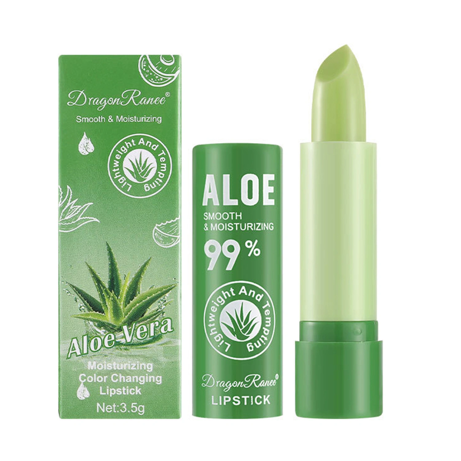 Color Changing Lip Balm, Long Lasting Nutritious Aloe Vera Lip Balm