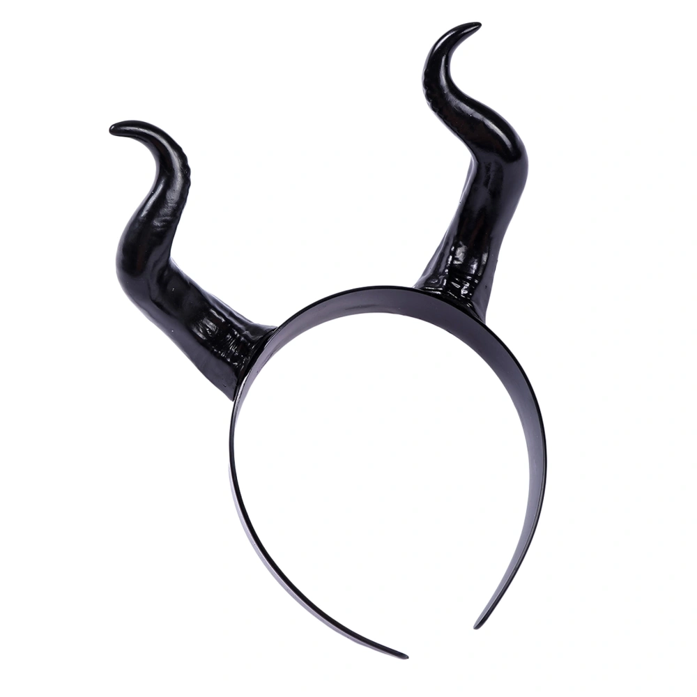 Devil Horns Headband Black Cosplay Horn Hair Hoop Hair Accessories