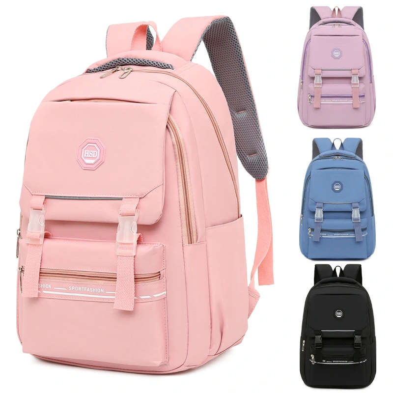 Fashion Harajuku Students Solid Color School Knapsacks Girls Large Capacaity Rucksacks