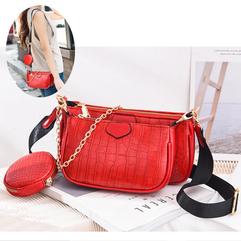 Fashion Crossbody Bags for Women 3 in 1 Handbag and Purse#