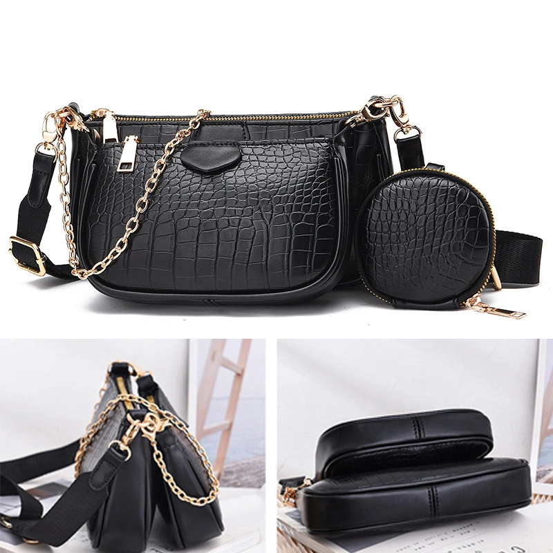 Crossbody Handbags 3 in 1 Satchels Bags for Women Girls#