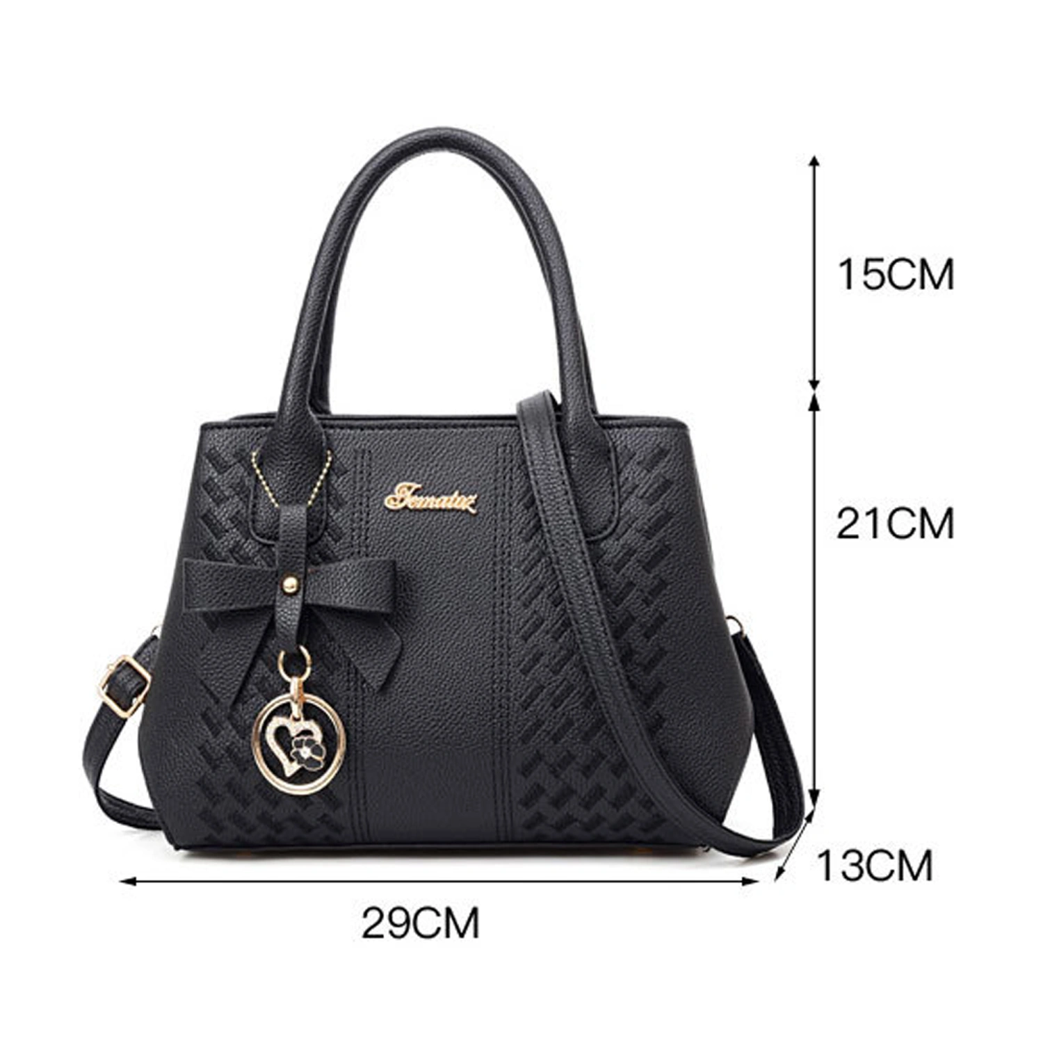 Elegant Handbag Large Capacity Women Shoulder Messenger Bag-