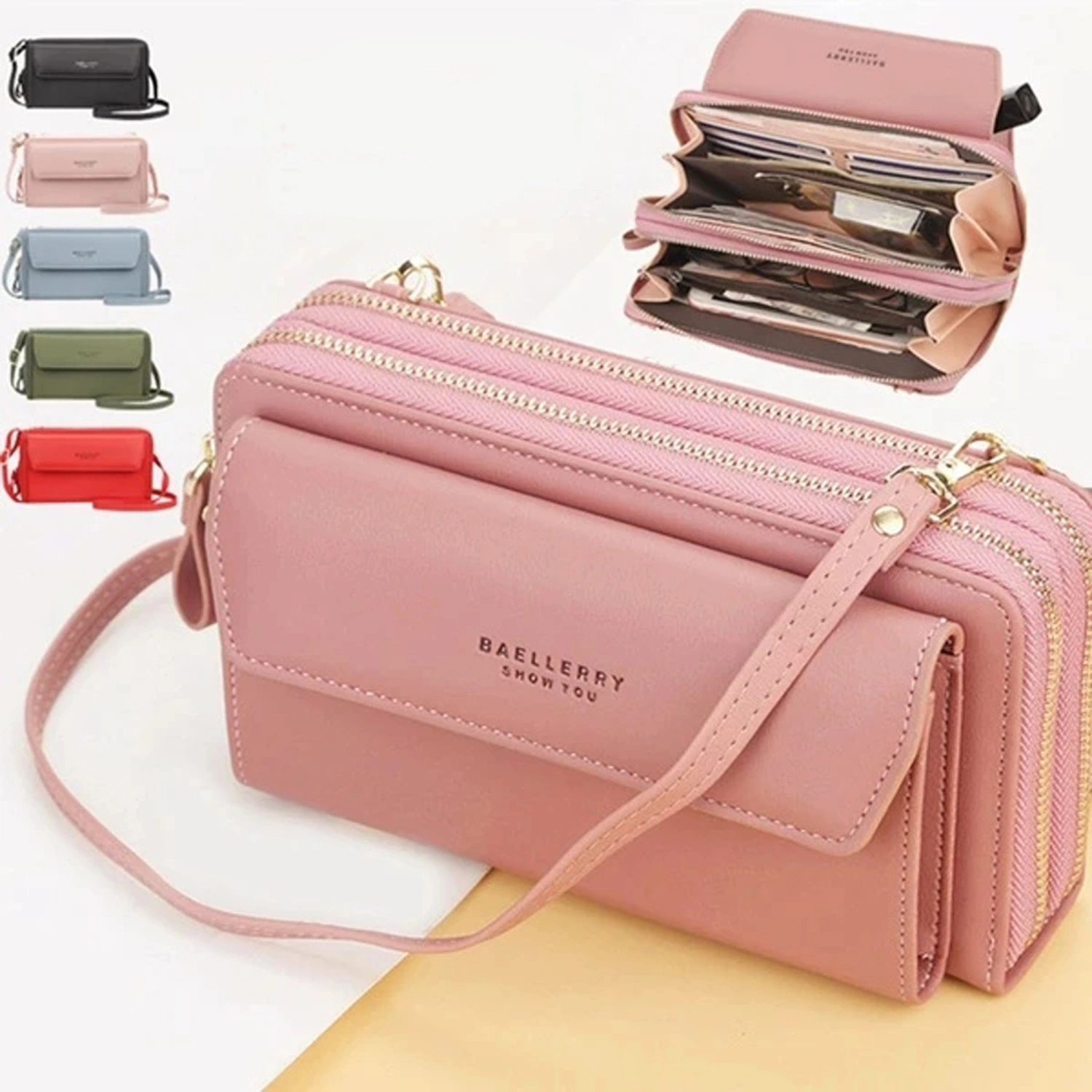 Women's Crossbody Bag Purse Clutch Phone Wallet Shoulder Bag
