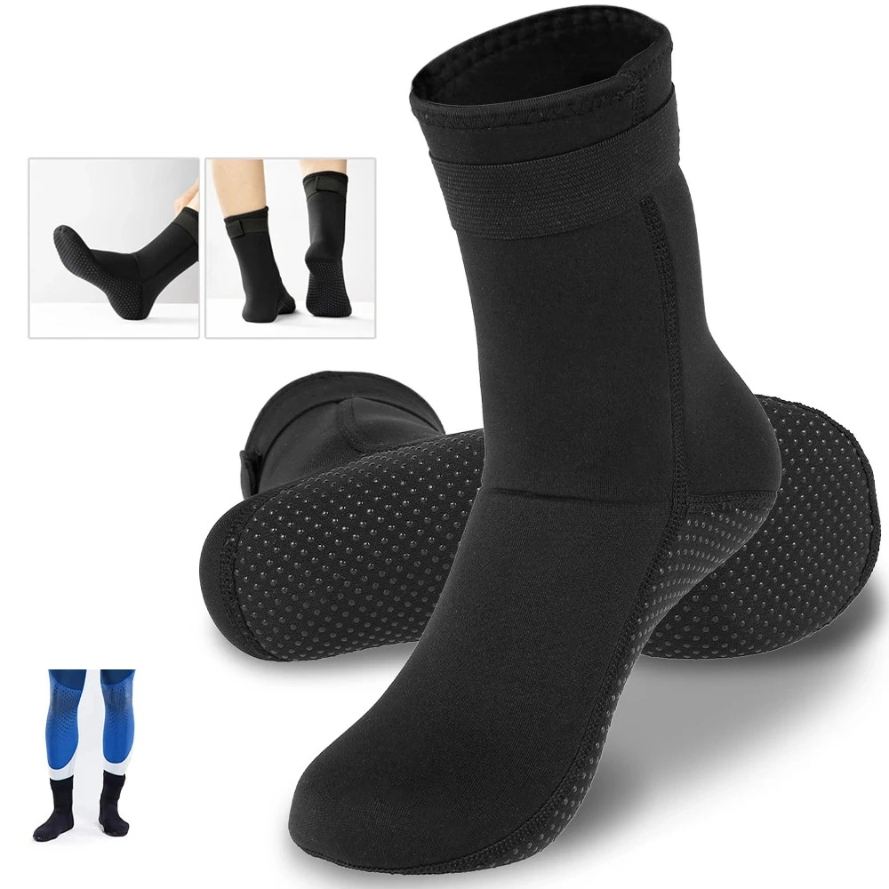 1 Pairs 3mm Neoprene Non-slip Outdoor Diving Surfing Socks