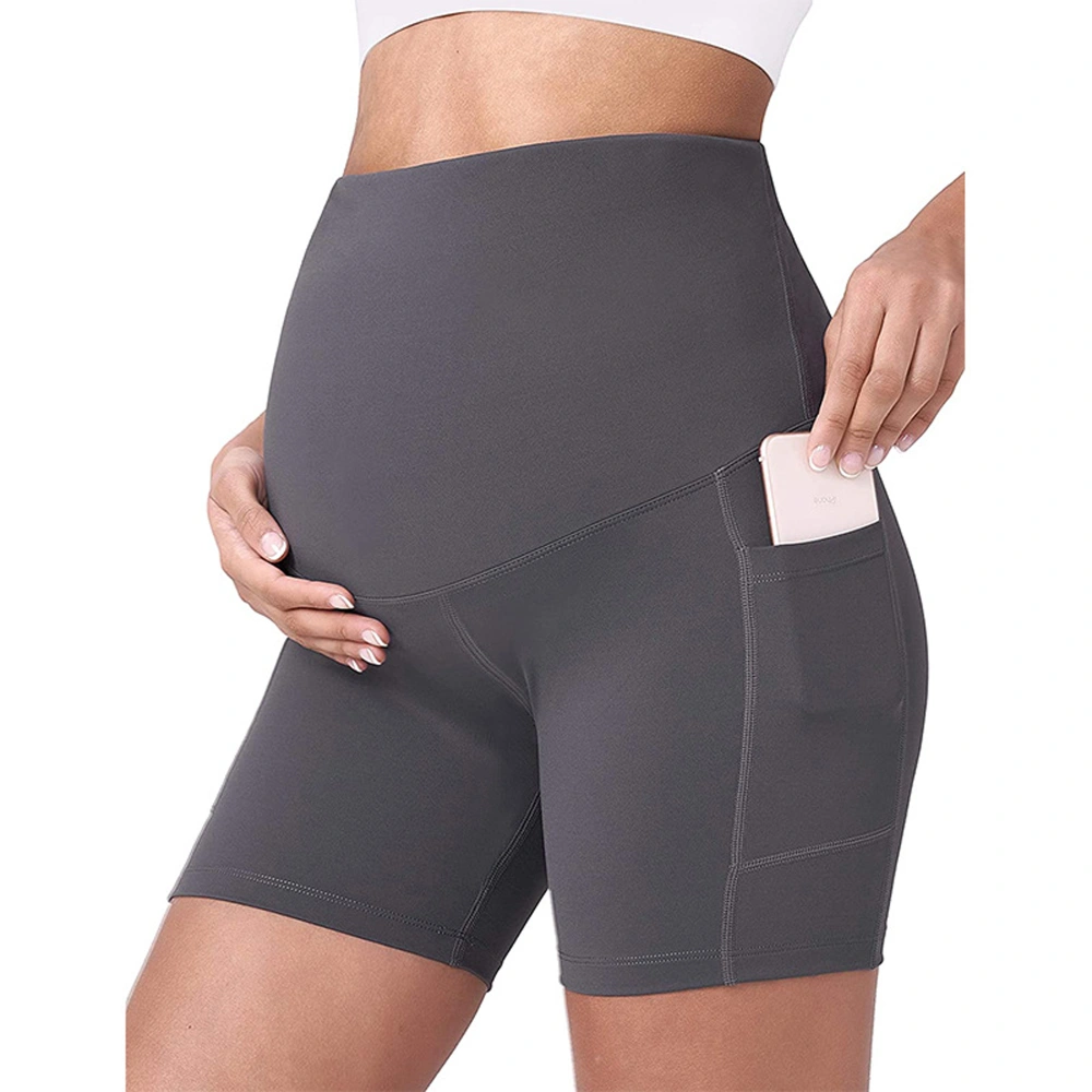 Maternity Yoga Shorts High Waist Breathable Pants