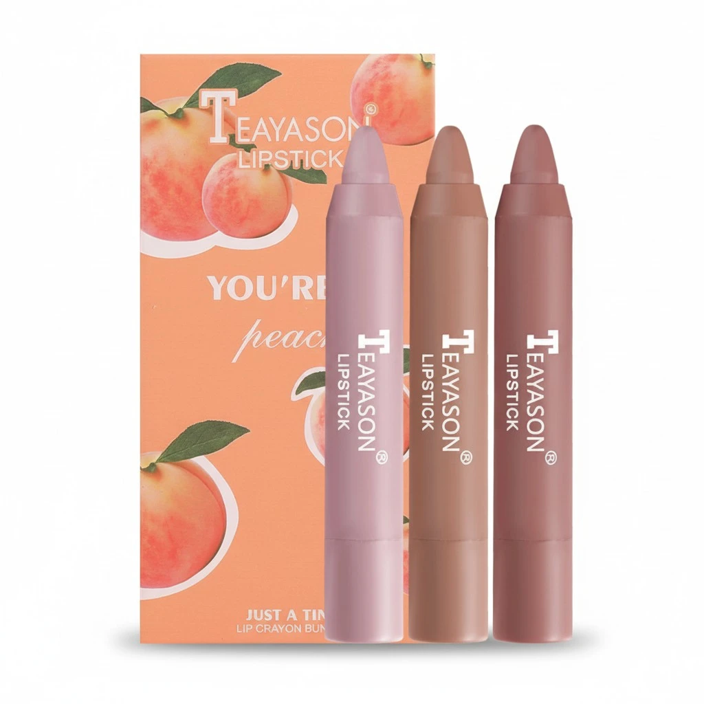 Matte Lip Liner Pencil 3Pcs Long-Lasting Lipstick Lip Crayon