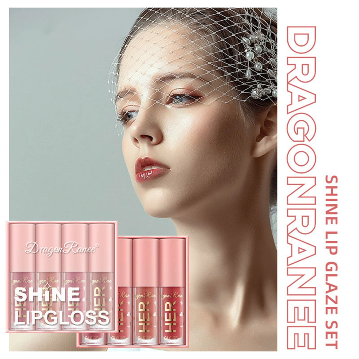 Glitter Lip Gloss, Shimmer Lip Gloss, Women Long Lasting Lipsticks