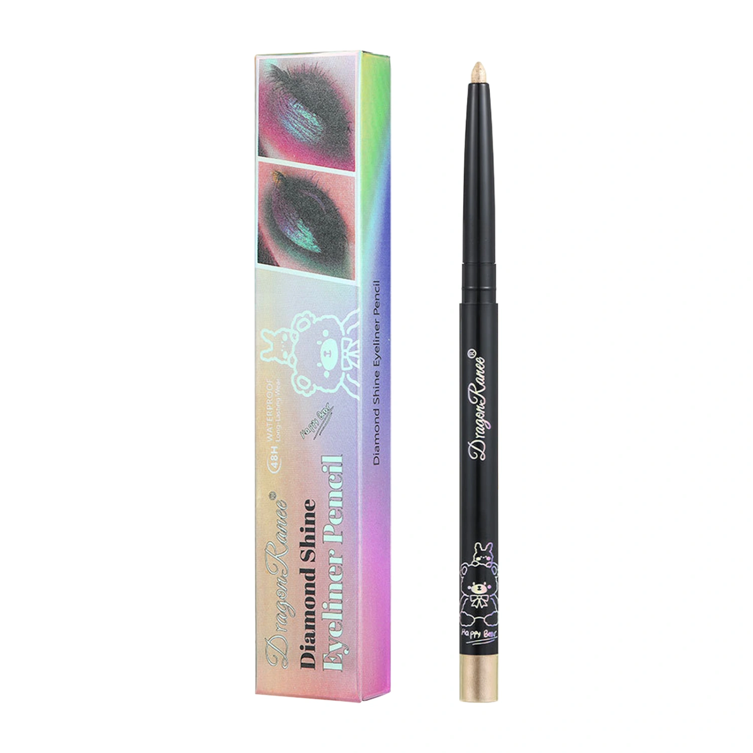 Colored Eyeliner Pen Metallic Eyeshadow Pencil Long Lasting Liner
