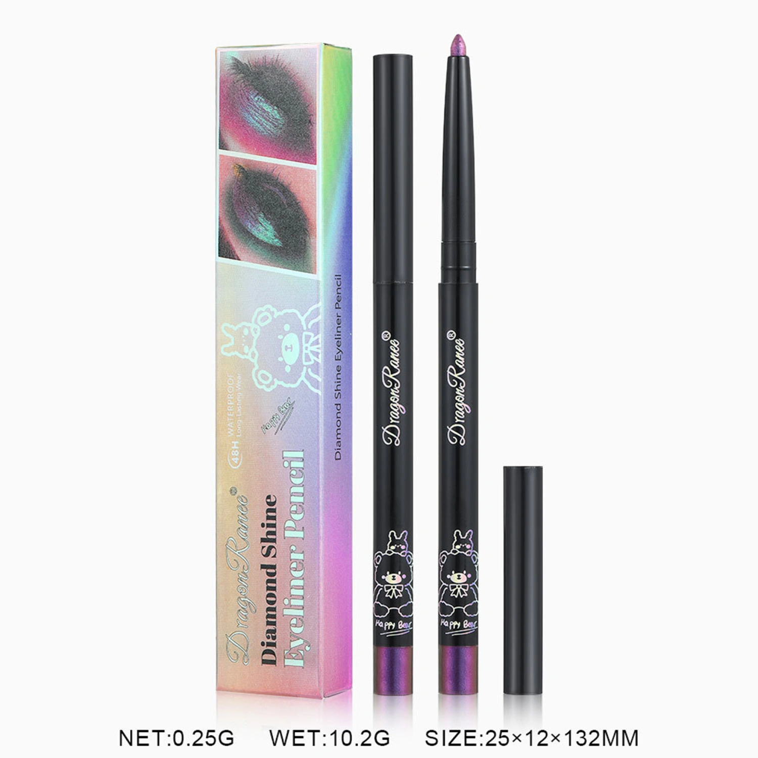 Colored Eyeliner Pen Metallic Eyeshadow Pencil Long Lasting Liner