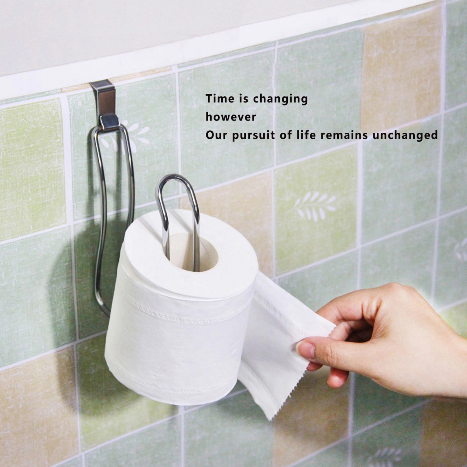 Stainless Steel Paper Towel Holder Simple Paper Towel Roll Holder