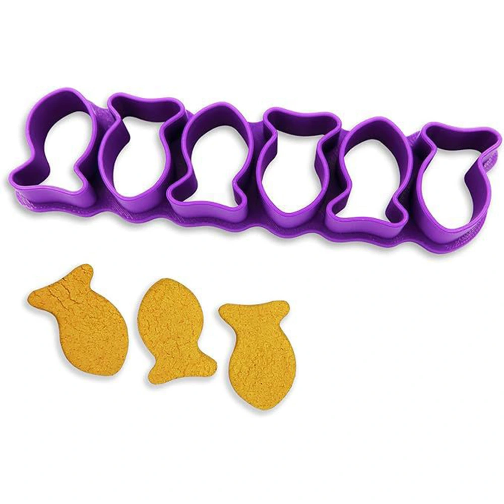 Fish Cookie Cutter Plastic Fish Cutters for Cookies, Dough, Bread