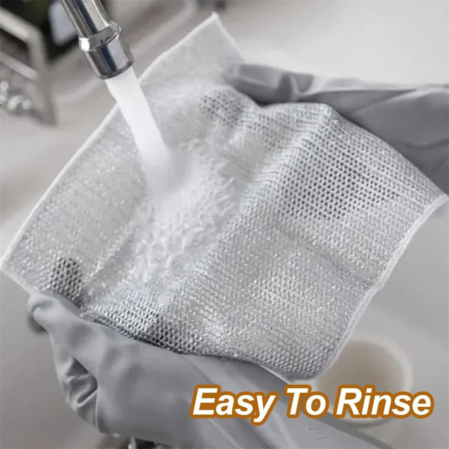 Non-Scratch Wire Dishcloth, Multipurpose Wire Dishwashing Rags