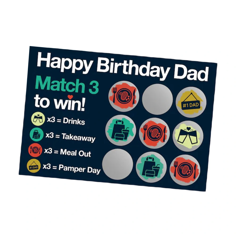 Greeting Card, Funny Game Birthday Mothers Day Fathers Day Gift