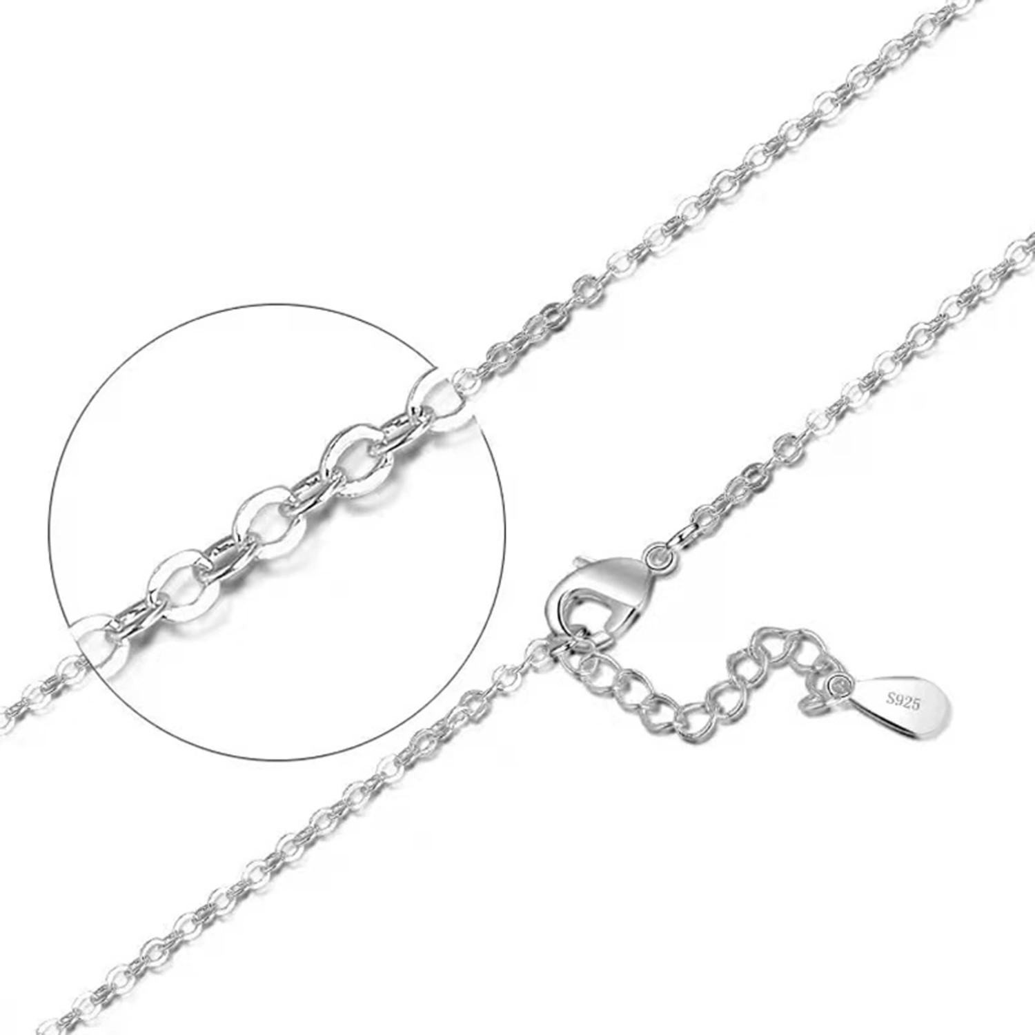 Lucky Clover Zircon Pendant Necklaces Sweet Clavicle Chain Necklace