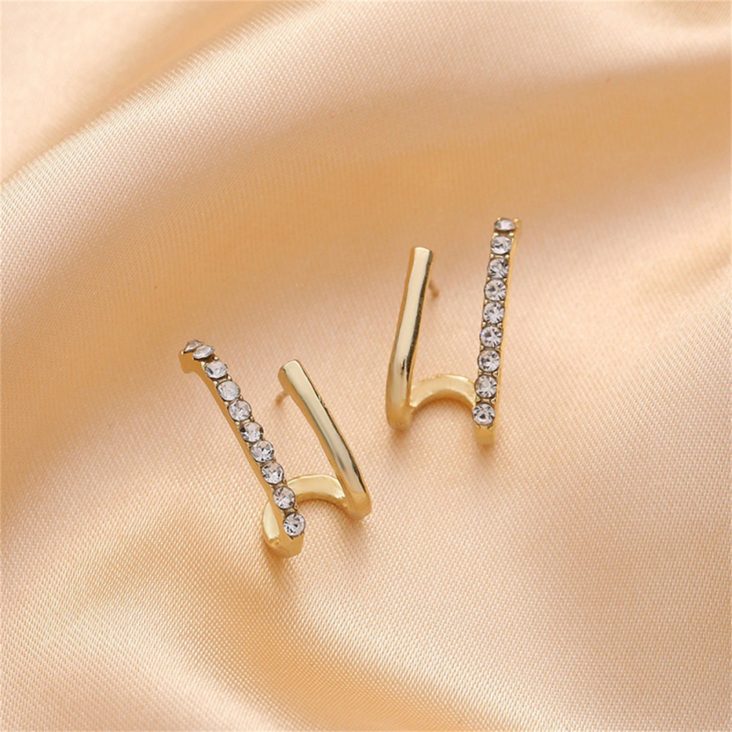 Diamond Earrings for Women Girls Simple Irregular Earrings Gift