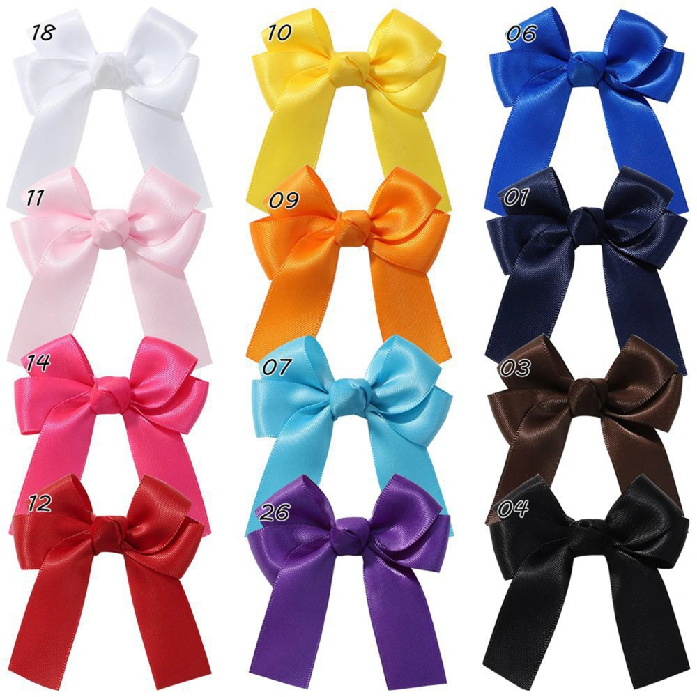 Ribbon Bow Hair Clips 12 Pieces Cute Alligator Princess Hair Clips