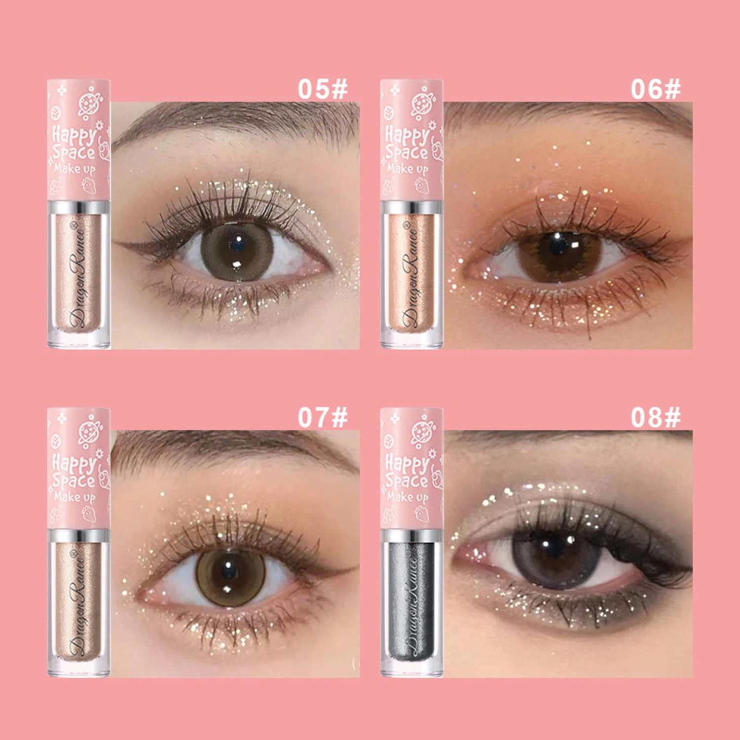 Liquid Eyeshadow Set, High-Impact Shimmer Eye Shadow Eye Makeup 