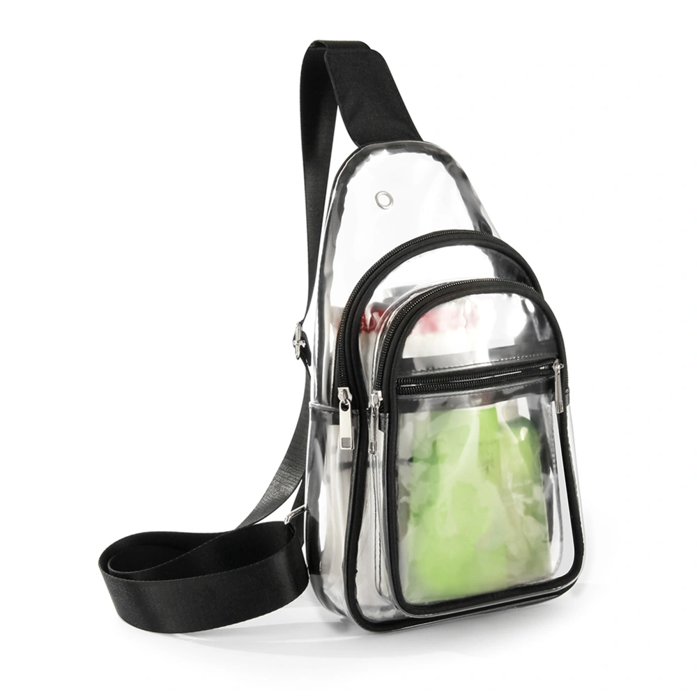 Fashion Crossbody Bag Stadium Approved Clear PVC Chest Bag-