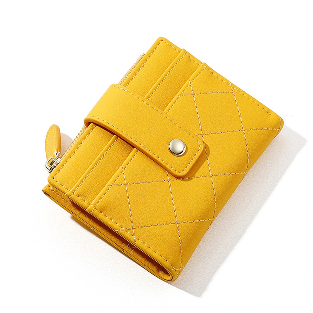 Leather Wallets for Women Short Wallet Fashion Coin Purse-