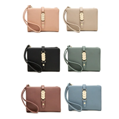 Female Wallet Coin Purse Card Holders with Wrist Strap