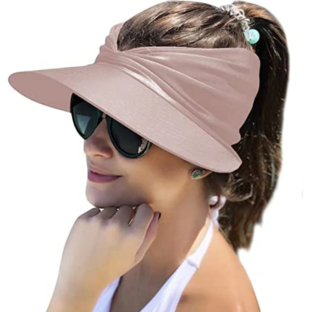 Women Anti-UV Wide Brim Visor Hat Sun Protection Hat