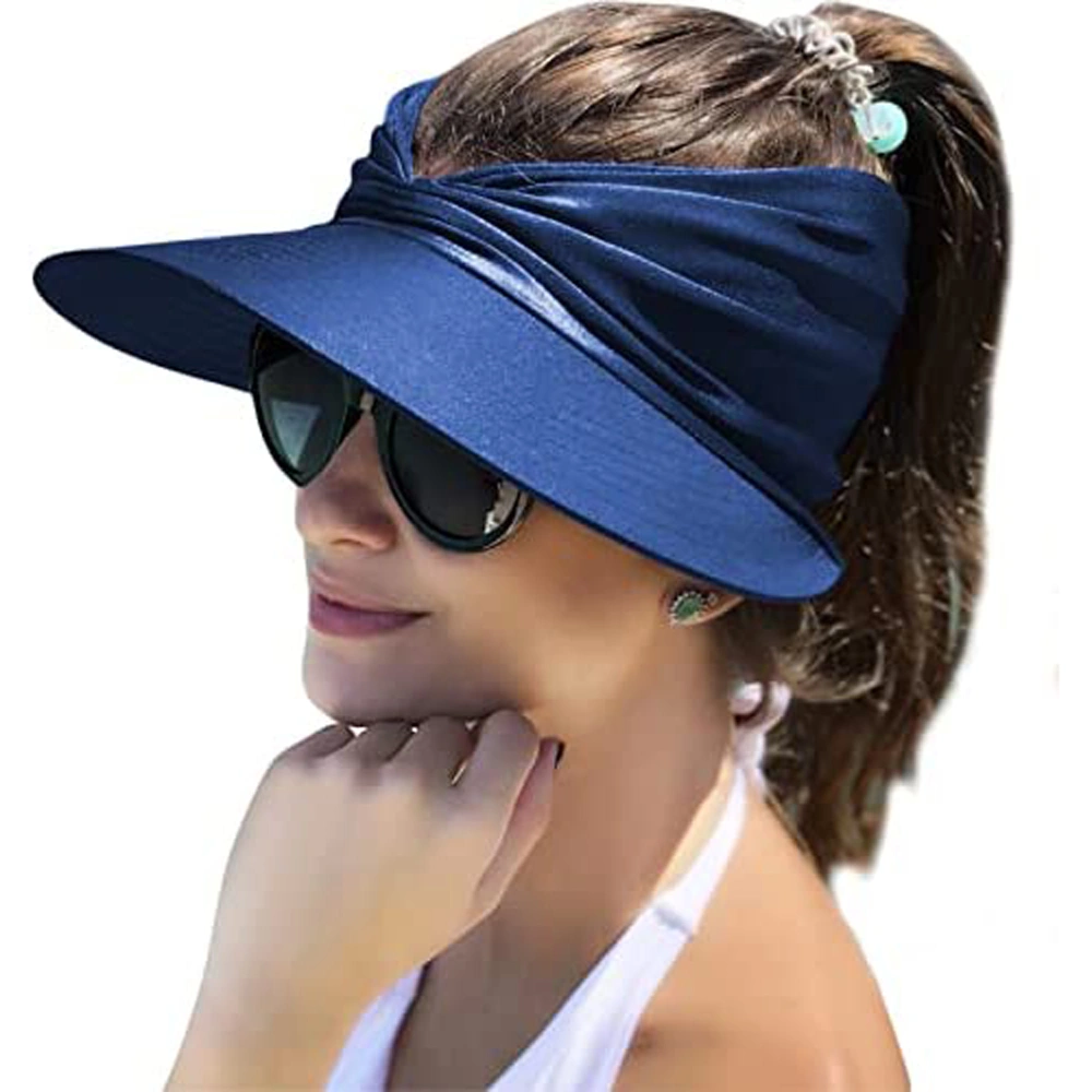 Women Wide Brim Sunhat Summer Outdoor Sun Empty Top Hat