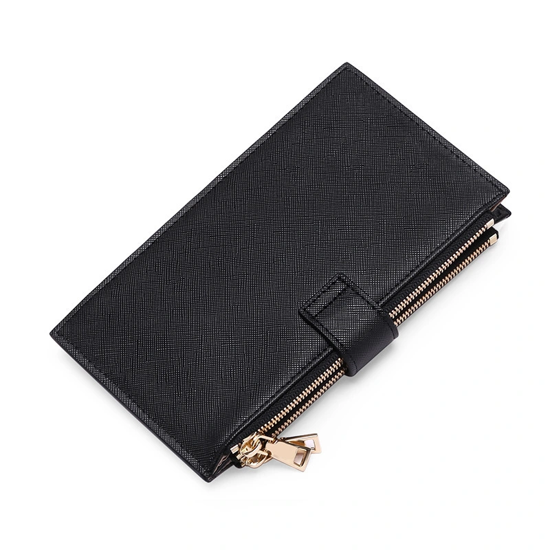 Woman Zipper Wallet RFID Blocking Coin Purse Wallet