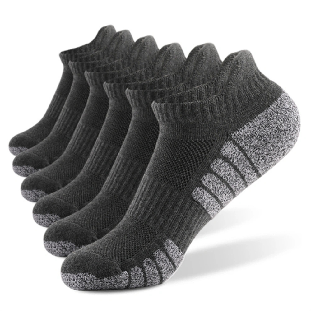 6 Pairs Running Socks Men Women Sport Cotton Short Socks