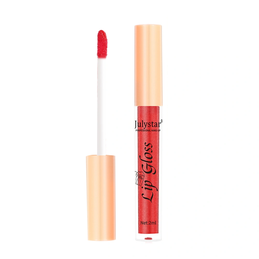 Pearlescent Lipstick Waterproof Non-Stick Liquid Lip Gloss, Lip Glaze