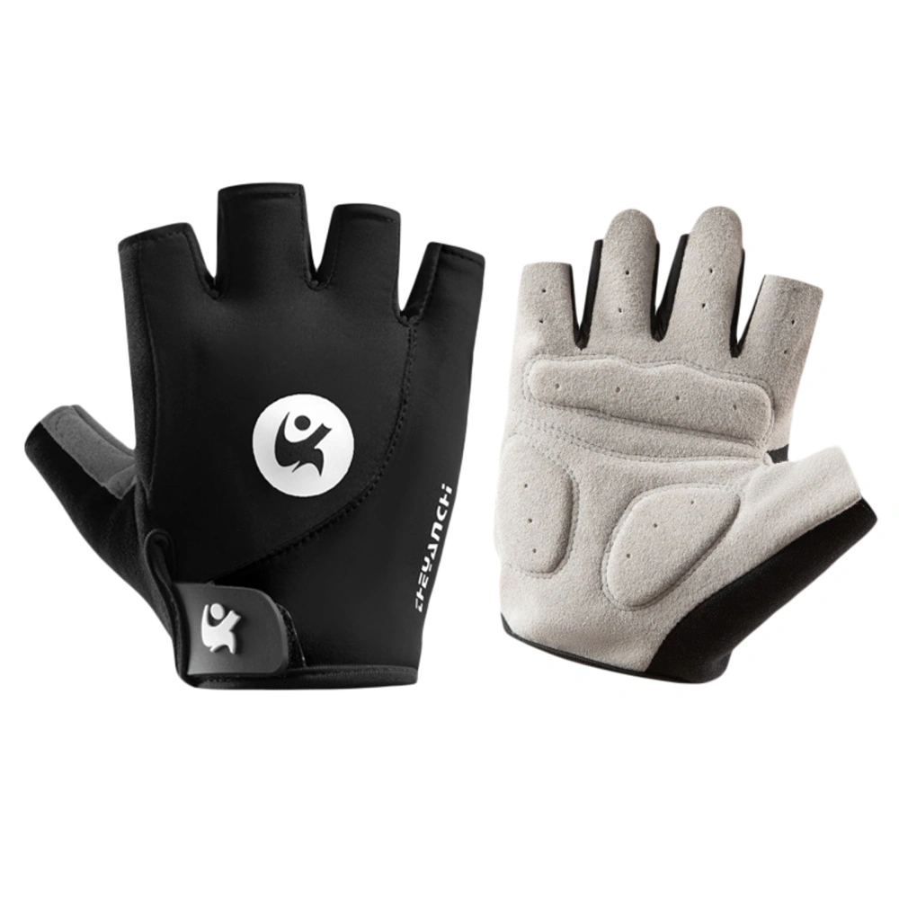 Shock Absorbing Cycling Gloves for Adult Non-Slip Half Finger Gloves