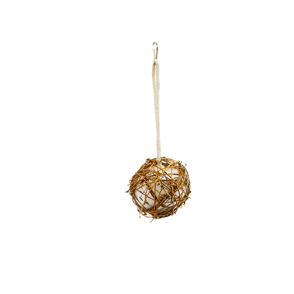 Rattan Globe Hummingbird Nesters Full of Bird Nesting Materials Balls 