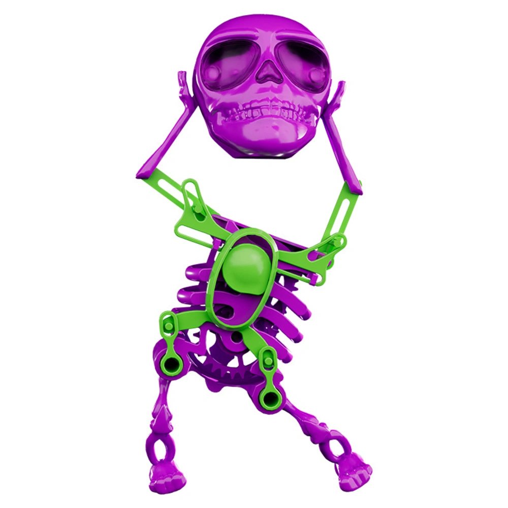 Skeleton Toy, Dancing Wind-up Desktop Ornament with Light Music