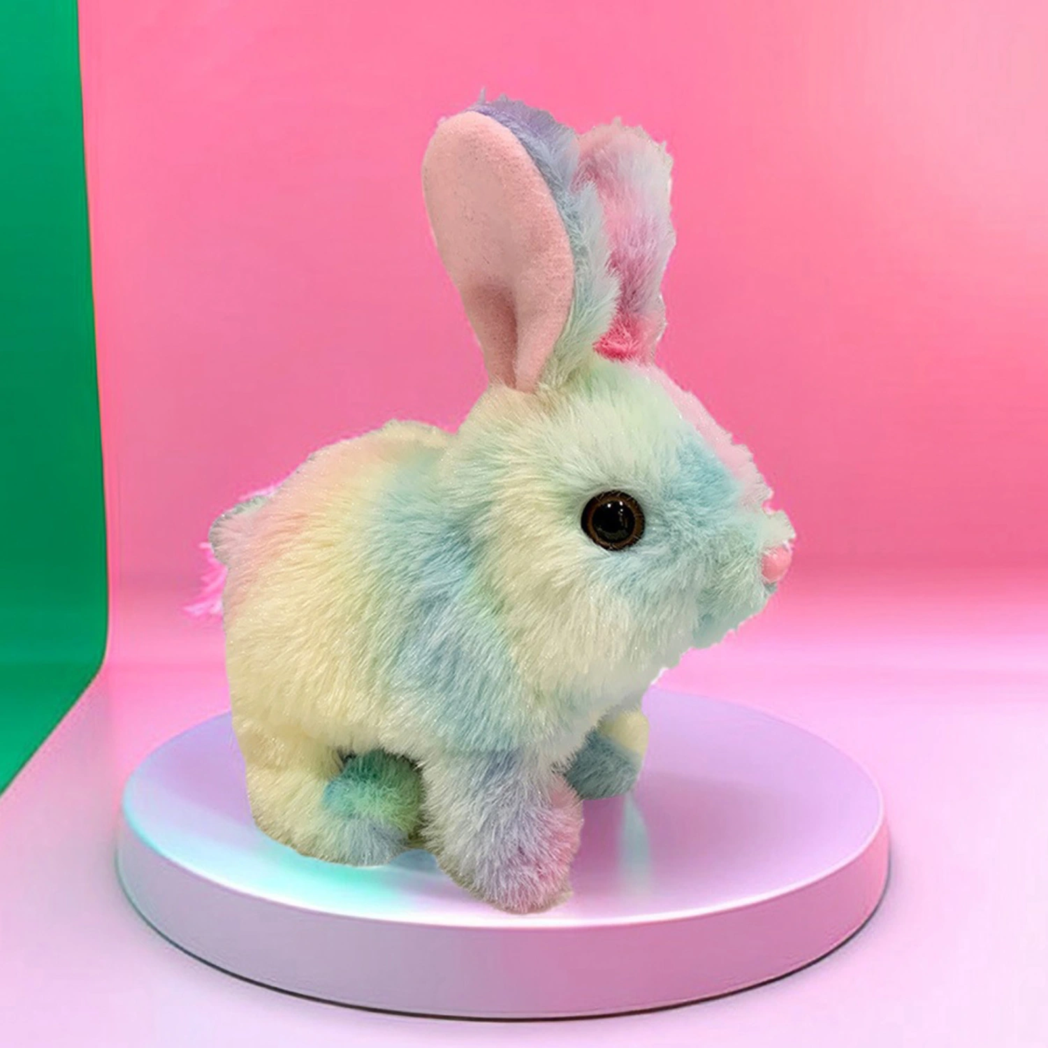 Hopping Electronic Bunny Toy Interactive Plush Bunny Stuffed Animal