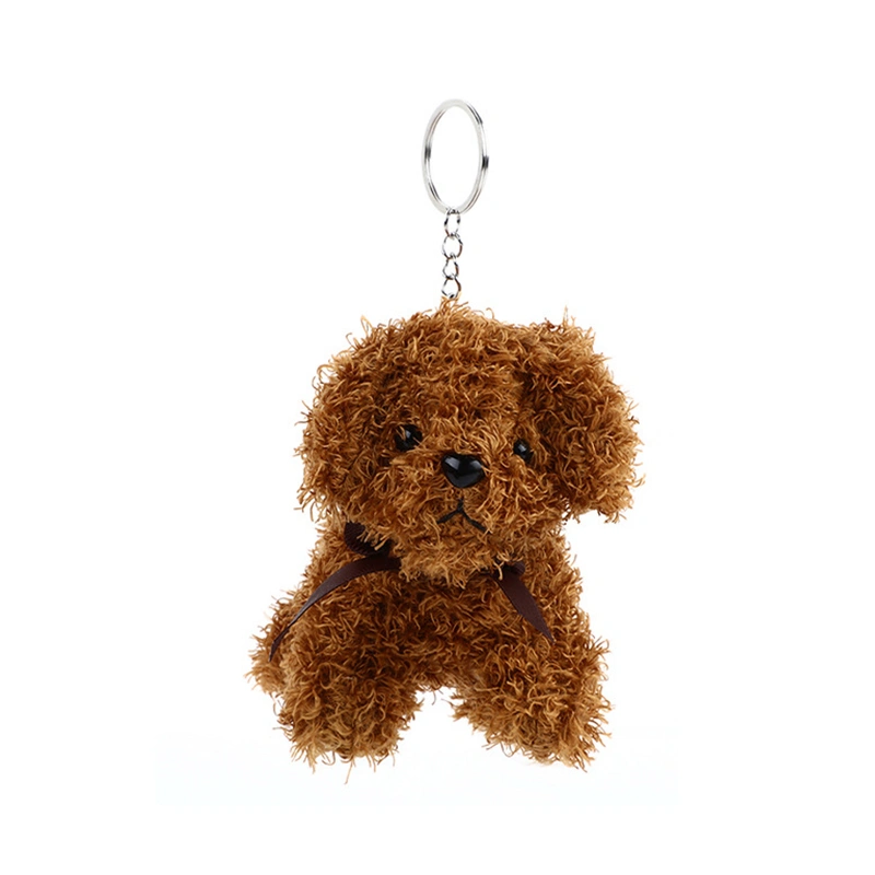 Cute Plush Keychain, Cartoon Dog Shape Soft Handbag Pendant Gift