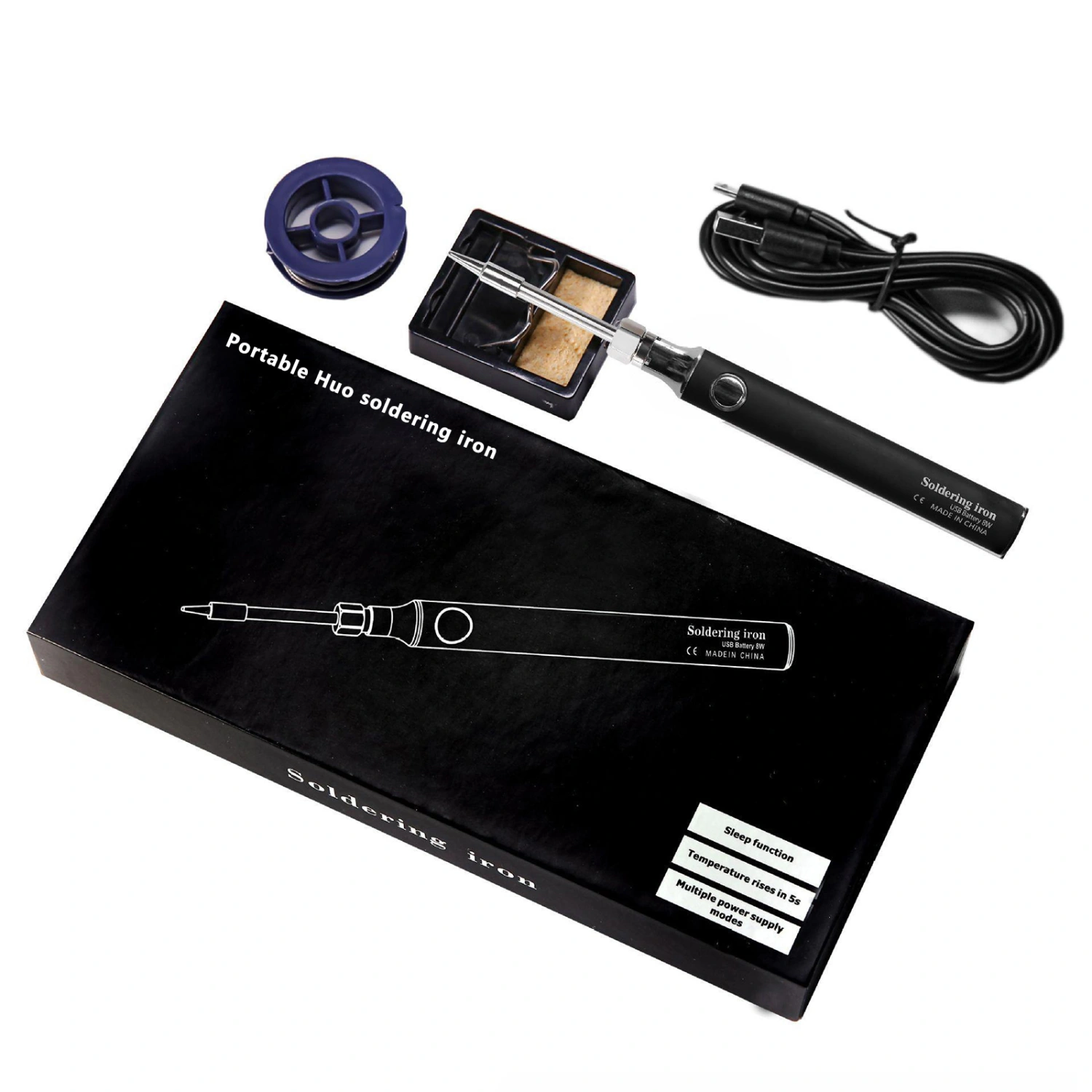 Cordless Soldering Iron Kit USB Rechargeable Soldering Iron Tools