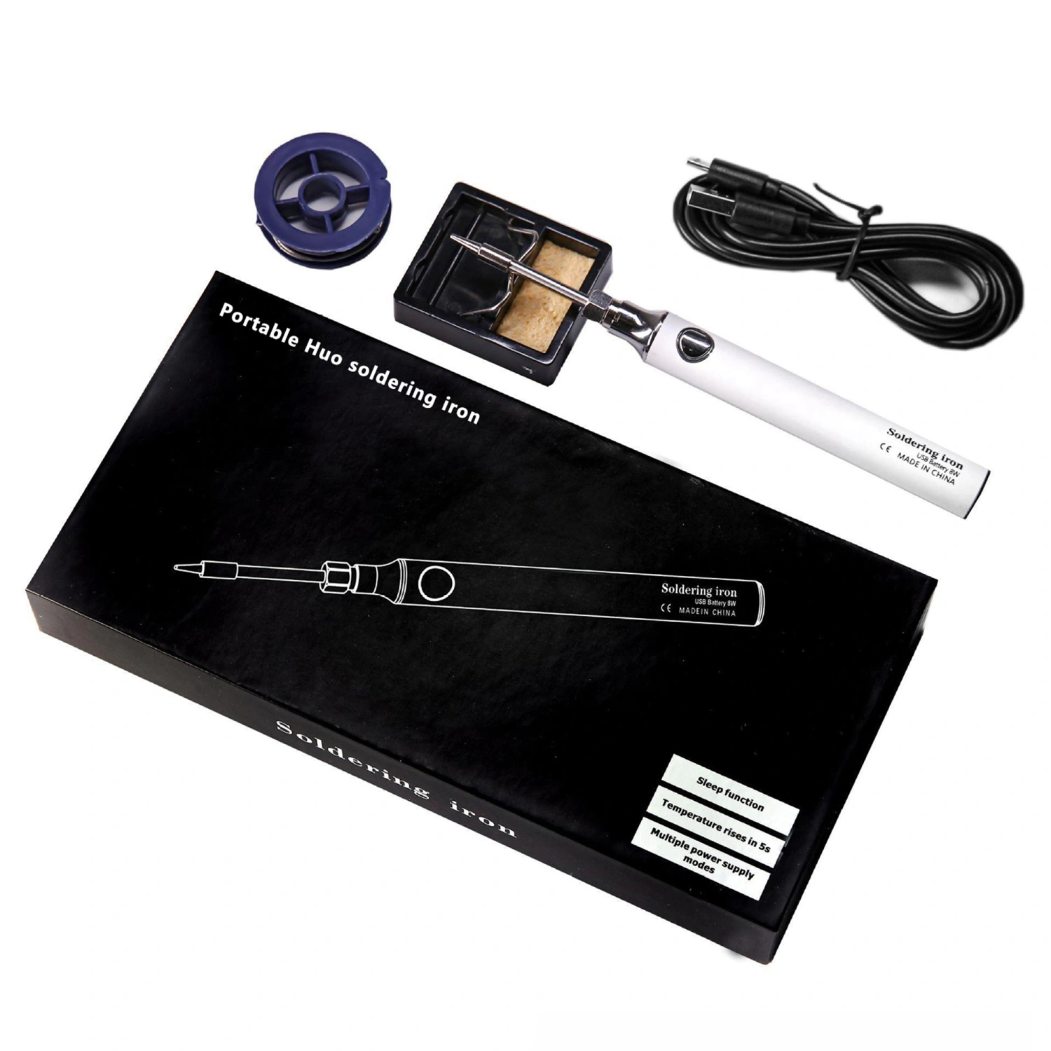 Cordless Soldering Iron Kit USB Rechargeable Soldering Iron Tools