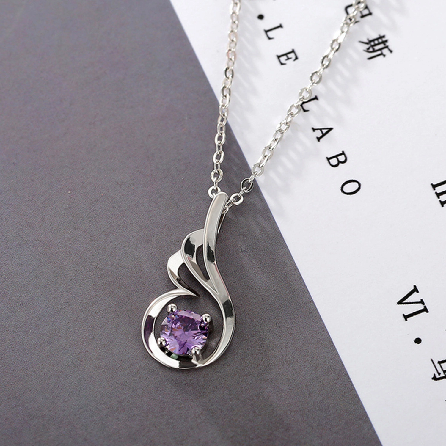 Angel Wing Necklace for Women Girls, Pendant Necklaces with Diamonds