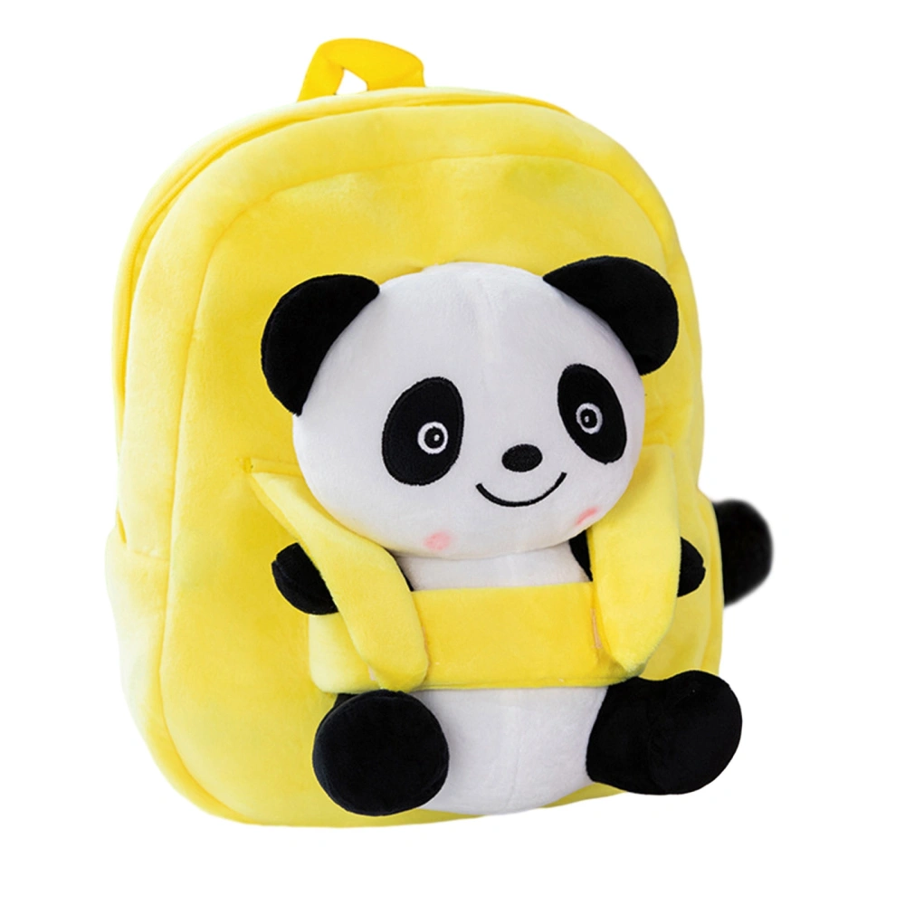 Kids Toddler Girls Boys Backpack Cartoon Panda Plush Toys Schoolbag