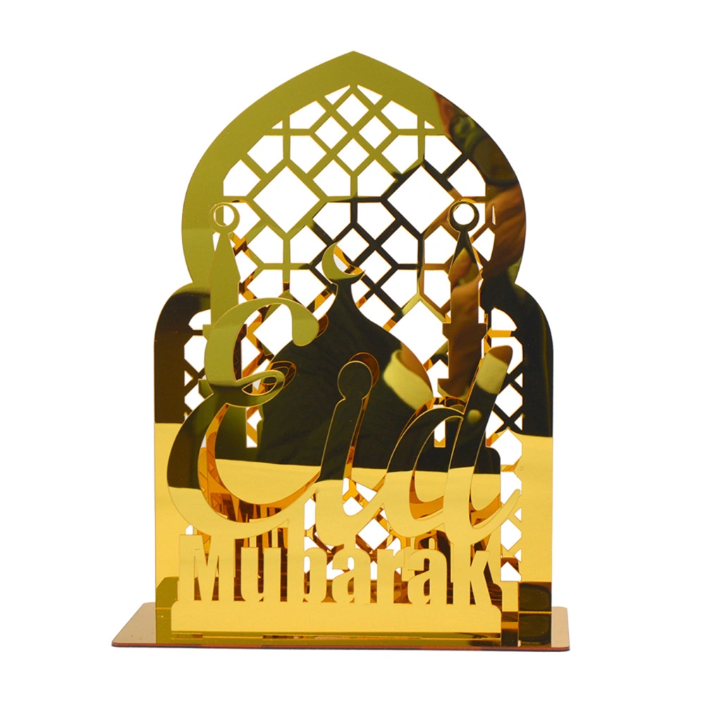 Letter Table Mubarak Ramadan Decorations Eid Decor Acrylic Crafts