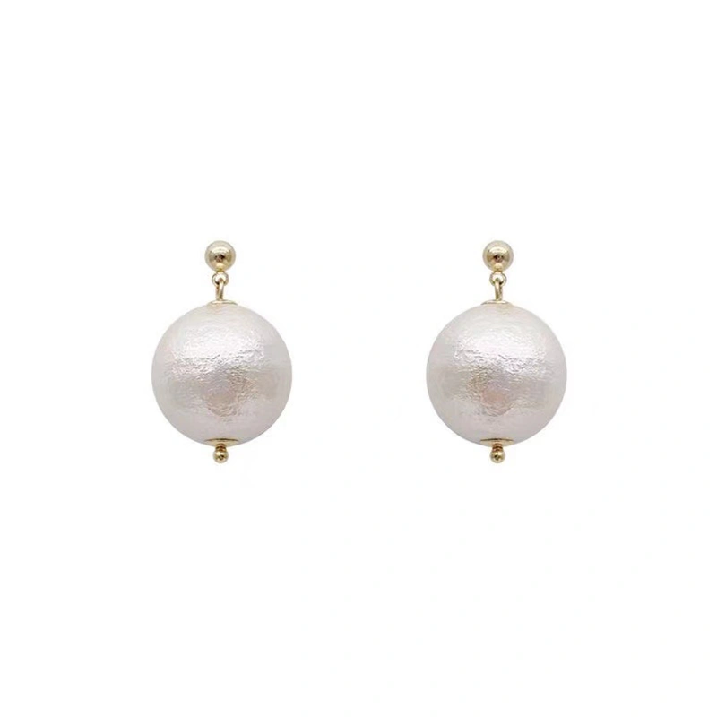 Women Ear Studs, Exquisite Elegant Pearl Clip-on Earrings Jewelry