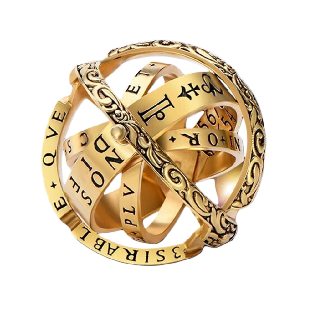 Astronomical Sphere Rings for Men Women Cosmic Rings Spinner Rings